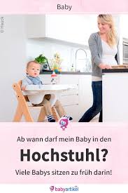 Fährt ihr baby in der babyschale mit, muss es mit dem blick zur rückenlehne auf dem sitz stehen. Hochstuhl Ab Wann Darfst Du Dein Baby Hineinsetzen Babystuhl Hochstuhl Baby