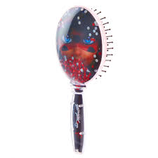 Add to bag notify me when available +{{ points }} pts with this purchase learn more. Miraculous Ladybug Glitter Dome Hair Brush Claire S