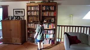 It is now time to sketch out the door jambs on each side of the opening. Secret Door Bookcase 18 Steps With Pictures Instructables