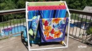 Use a utility knife to cut slits in the foam noodle, spacing them 4 in. Watch How He Makes This Cool Clothes Drying Rack Out Of Pvc Pipe