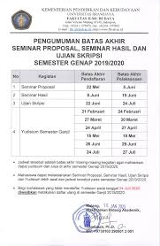 Kalau kamu ingin memberikan ucapan selamat dan sukses dalam bahasa inggris atas prestasi gemilang yang dicapainya, berikut beberapa pilihan ucapan yang pas untuk diberikan. Pengumuman Batas Akhir Seminar Proposal Seminar Hasil Dan Ujian Skripsi Semester Genap 2019 2020 Fakultas Ilmu Budaya