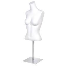 Looking for a good deal on bust mannequin? Adjustable Female Fiberglass Bust Form With Base