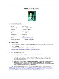 Faktanya, banyak cpns untuk lulusan sma yang peluangnya masih terbuka lebar dengan syarat dan ketentuan tertentu. Sample Cv Fresh Graduate Engineering Science