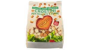 Crostini di pane proteico, pronti per essere gustati con l'aperitivo, per preparare bruschette o da consumare con uno spuntino in qualsiasi momento della carta di credito, paypal, bonifico o contanti alla consegna.dettagli. Granbon Crostini Per Insalate E Zuppe Pane Pasticceria Grissini E Crackers Spesa Online A Casa Confronta Le Offerte Di Spesa A Domicilio Esselunga Miaspesa It
