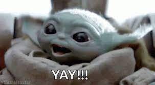 Baby Yoda Happy New Year 2022 Gif Baby Yoda Baby Yoda Happy Gif Babyyoda Babyyodahappy Laughing Discover Share Gifs In 2021 Happy Gif Yoda Laugh