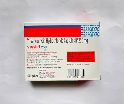 Vanlid 250mg Capsule - Oral Glycopeptide for C. difficile & MRSA Colitis - Apothecare