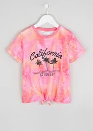 Black And Pink Tie Dye Shirt Girls Candy Couture Tie Dye T Shirt 9 16yrs Pink Tie Dye T Shirts Tie Dye Pink Tye Dye
