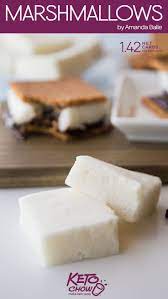 Keto Chow Marshmallows Recipe In 2021 Vanilla Recipes Keto Keto Dessert