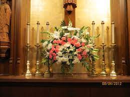 Fuji Mums Chrysanthemums Lilies Church Flowers Chrysanthemum Painting