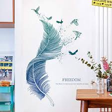 You can choose large wall decals as big as 120 x 59 to create murals. Large Color Kindergarten Wall Decal Baby Room Decoration Vinyl Peelable Wall Stickers Xl Xxl Size Feather 71x123cm In Dubai Uae Whizz Wall Stickers Murals