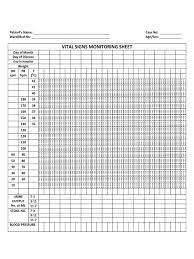 Vital signs sheet filled out. Nursing Vital Signs Form Pdf