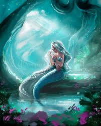 Serenity Mermaid Art Mermaid Artwork Anime Mermaid