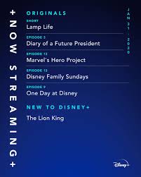 There's not much chance to catch your breath: Disney On Twitter We Re Sending Off January 2020 With Several New Additions To Your Watch List Stream The Lion King Lamp Life And More Today Disneyplus Https T Co N6ozacjlru