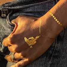 Let's inspire each other to be the best versions of ourselves, and the future will be shining like never. Amazon Com Metallic Temporary Tattoo Gold Tattoo Jewelry Temporary Tattoo Metallic Tattoos Flash Tattoo Infinity Beauty Personal Care