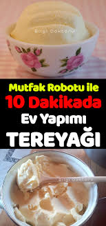 Mutfak Robotu Ile 10 Dakikada Ev Yapimi Tereyagi Tarifi Tarif Yiyecek Dogal Healty Food Food Food And Drink
