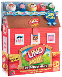 Uno Moo Preschool Game Preschool Games Farm Animals Preschool Animal Matching Game