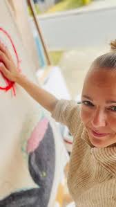 ✨ KAFFEPAUSE & KREATIVE KILOMETER ✨, I dag står på finish på den kæmpe  lakridspibe 🤩🙌🏻 (og vi kan godt love: den blir’ VILD 🖤🍬)., Jane  @krea_by_janelund har tuftet som en tosse– og nu er det min tur ...