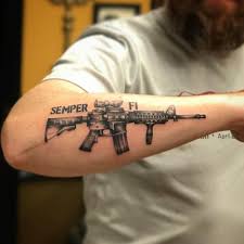 Arm small simple gun tattoo. 101 Amazing Gun Tattoo Ideas That Will Blow Your Mind Outsons Men S Fashion Tips And Style Guide For 2020