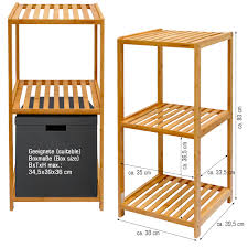 Badablage, badregal, eckregal, 3 ebenen, bambus und metall, 5five simpe smart. Badezimmer Eckregal Bambus