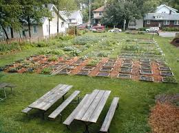 Combination Of 4 Ft Squares And 4x16 Ft Rectangles Nice Visual