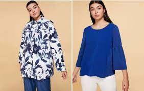 Colori, stampe, fantasie, righe e nuovi originalissimi pattern con trame e tessuti realizzati in esclusiva per le camicie alea, da sempre con lo stile e la qualità tipicamente italiani. Marina Rinaldi Curvy Primavera Estate 2021 Foto Collezione Persona Consigli Per Tutti