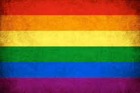 Veelkleurige vlag bestaande uit strepen met de kleuren van de regenboog. Regenboogvlag Foto S Afbeeldingen En Stock Fotografie 123rf