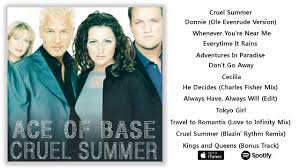 A sneak peek at the album packaging after the jump. Ace Of Base Cruel Summer 1998 Full Album Youtube