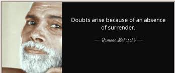 Surrender seems, to the human mind to be giving up, but it is