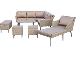 Salon scandinave en design simple et épuré. Salon De Jardin En Resine Tressee Malmo Scandinave 93860