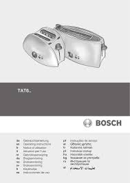 Notice Grille Pain Bosch Tat 6001 02 Trouver Une Solution A Un Probleme Bosch Tat 6001 02 Mode D Emploi Bosch Tat 6001 02 Francais