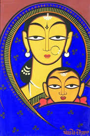 Set Of 3 Jamini Roy Paintings