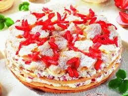 Erdbeer Flocken Torte Rezept Lebensmittel Essen Torten Rezepte Rezepte