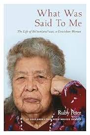 Amazon.com: What Was Said to Me: The Life of Sti'tum'atul'wut, a Cowichan  Woman: 9780772679383: Peter, Ruby, Demers, Helene, Peter, Molly: Books