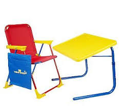 Table Mate Childrens Table Chair With Activity Pouch Childrens Table Table And Chairs Chair