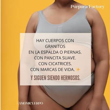 Los cuerpos reales no son perfectos… y aun así siguen siendo hermosos. 💜