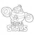 Brawl stars super easy drawing tutorial with a coloring page. Kolorowanki Brawl Stars Maluchy Pl