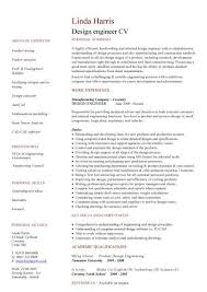 The cv template is a resume form with the premade design. Design Engineer Cv Sample Experience Of Developing Test Models Cv Templates Jobs