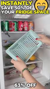 Adjustable Refrigerator Storage Rack Video Em 2020 Armazenamento De Cozinha Ideias De Organizacao De Cozinha Organizacao Da Cozinha