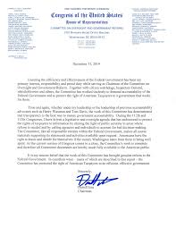 Committee on Oversight and Government Reform Chairman Darrell Issa