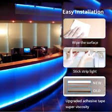 Led Strip Lights 32 8ft 10m Rgb 5050 Leds Color Changing Full Kit Led Rope Lights Flexible Tape Light Kit With 44 Keys Rf Remote Controller And Power Supply Mood Lighting Led Strips For