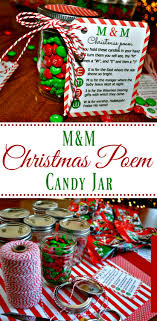 The e is for the east where the star shone oh so bright. M M Christmas Poem Candy Jar Tutorial Simple Sojourns