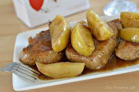 Season both sides of your pork chops with salt & pepper; Instant Pot Pork Chops And Apples This Vivacious Life