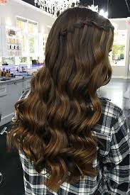 The side waterfall braid in light brown hair color makes you look beautiful. Learn How To Do A Waterfall Braid Lovehairstyles Com