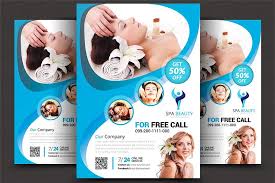 Beauty Salon Spa Flyer Templates Salon Beauty Spa Templates Brosur Desain Poster Desain