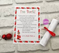 Looking for a free printable elf on the shelf arrival letter? Personalised Santa Letter