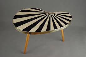 Made from solid reclaimed fir. Vintage Kidney Shaped Midcentury Modern Table On Ebay Retro To Go