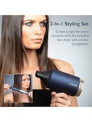 Buy Carmen Blue Gift Hair Dryer & Straightener Set from the Next UK online  shop