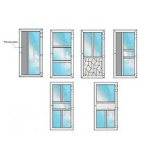 Pose des portes d'entrée, volets, et de toutes les ouvertures de la maison… Porte D Entree Pvc Semi Vitree Bhautika Haute Qualite Grosfillex