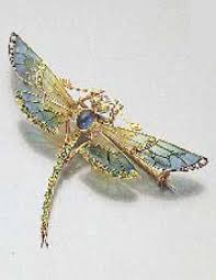Black And Yellow Dragonfly With Long Tail An Art Nouveau Dragonfly Brooch By Gompers Paris 1900 Mounted In 18k Gold With Openwork Wings Decorat Art Nouveau Jewelry Antique Jewelry Beautiful Jewelry