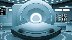 Canvas Wall Art Zooming into magnetic resonance imaging (MRI) machine, Adrian  Grosu